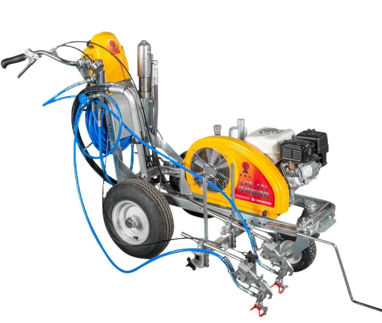 12L Ergonomic Hand-Pushed High-Pressure Airless Cooled Jet Marking Machine