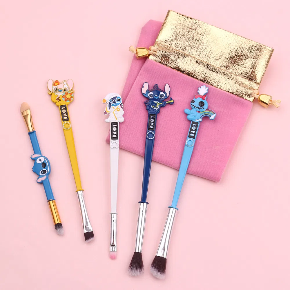 Ready to Ship Lilo and Stitch Makeup Brush Set 5PCS Interstellar Baby Makeup Brush