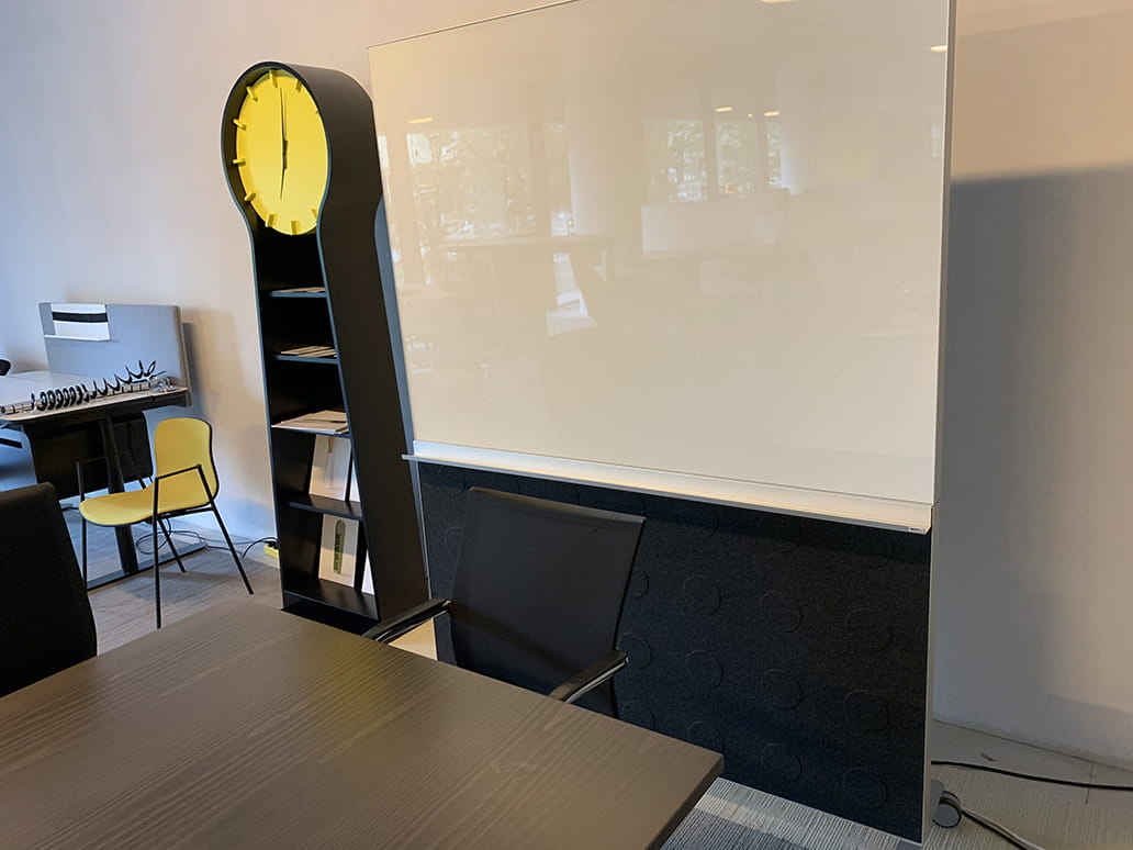 Noise Cancelling Pet Acoustic Whiteboard Recycle Material Movable Acoustic Partition Noticeboard
