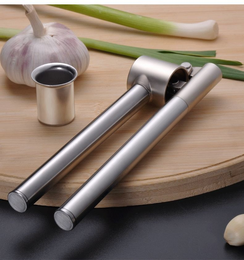 Чеснокодавилка из нержавеющей стали 304 с очистителем