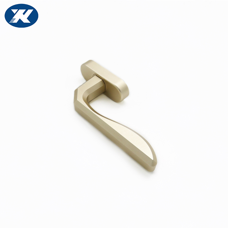 Aluminum Alloy Luxurious Style Golden Plated 360 Degree Plastic or Metal Base Window Handle for Apartment Hotel