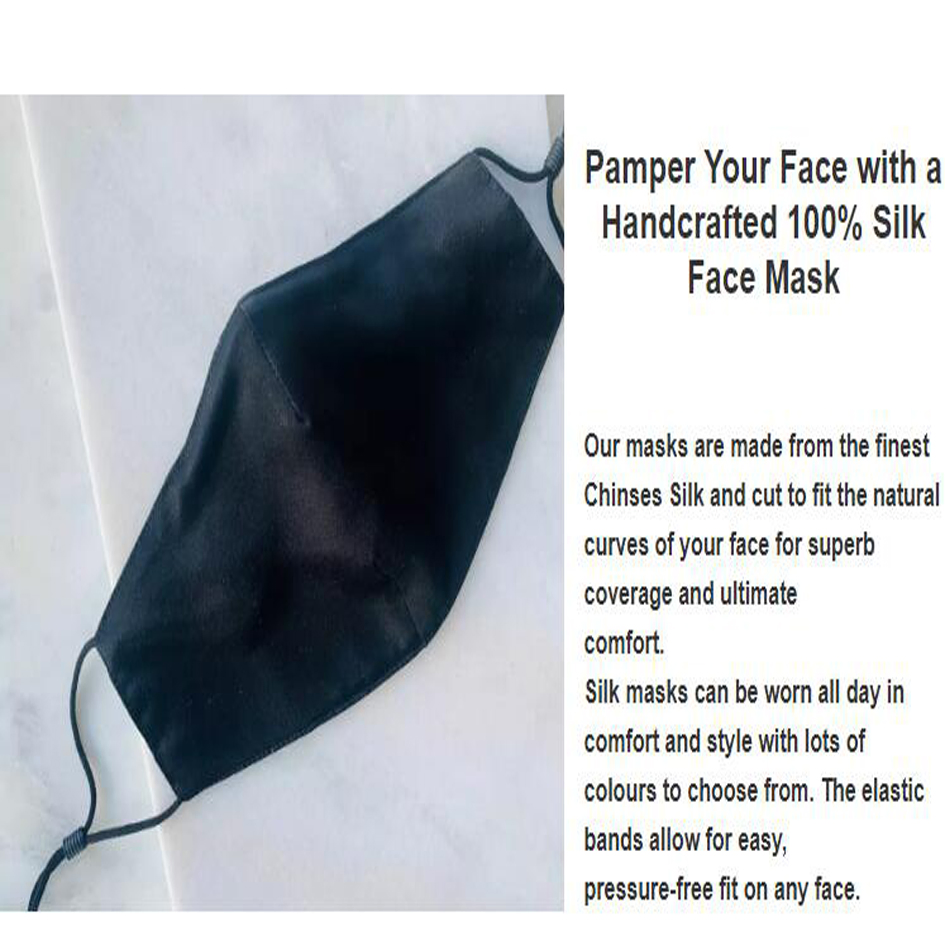 16mm Silk Satin Facemasks with Custom Brand