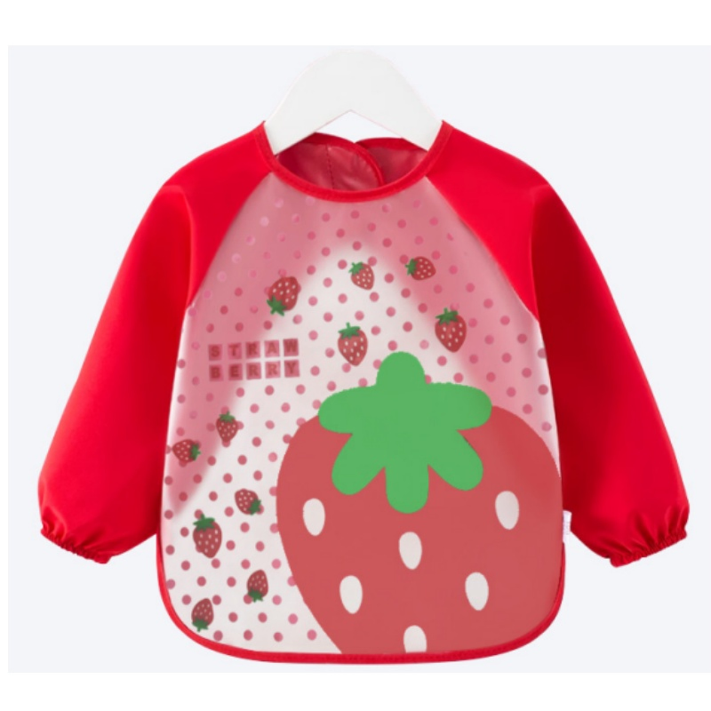 Waterproof Kids Apron, Baby Feeding & Art Smock, EVA Reversible Long Sleeve Coveralls – Wholesale Stock Available