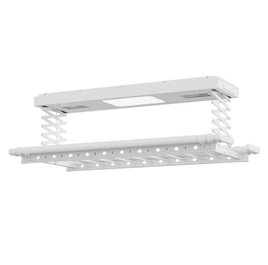 Motorised Lifting Heated Drying Rack Lighting Warm Drying Ceiling Hanger Electric Electric Drying Rack Balcony Ceiling Balcony