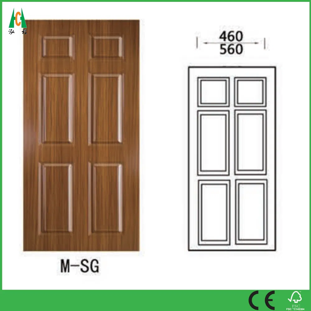 HDF Door Skin/Mouded MDF Door Skin with Good Price
