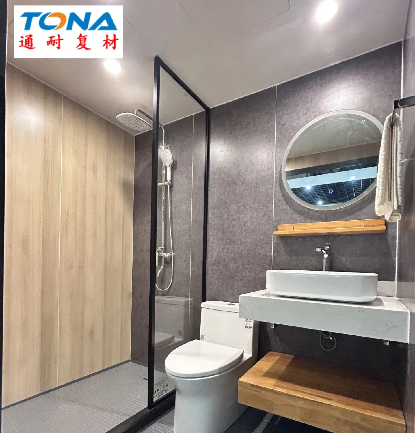 Accessories Prefabricated Furniture Modern Design Quick Assembly Factory Direct SMC Bathroom