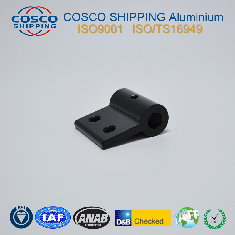 Aluminium Profile for Auto Accessory Auto Parts with Black Anodizing
