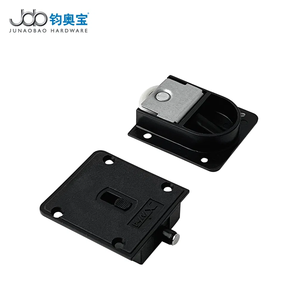 Junaobao Foshan Furniture Hardware Plastic Light Duty Sliding Door Roller for Wooden Cabinet