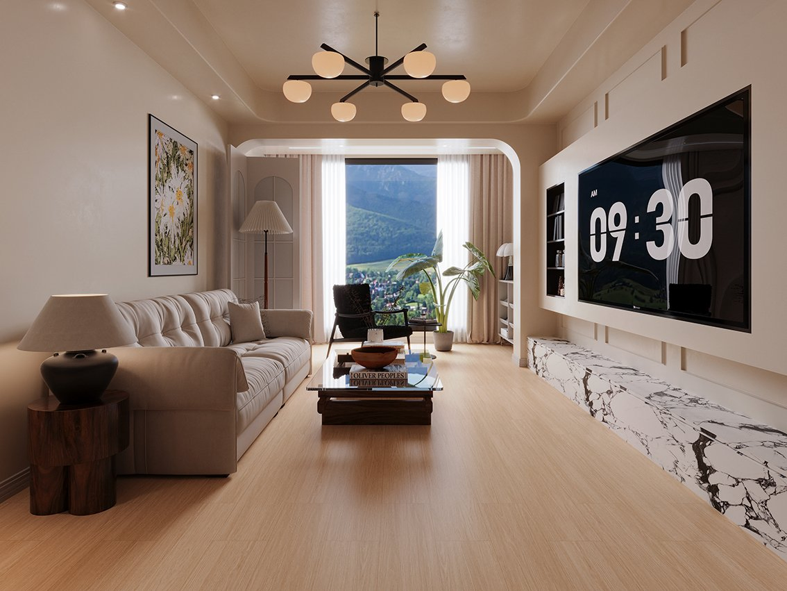 Handcrafted Natural Wooden Tiles for Elegant Home Decor