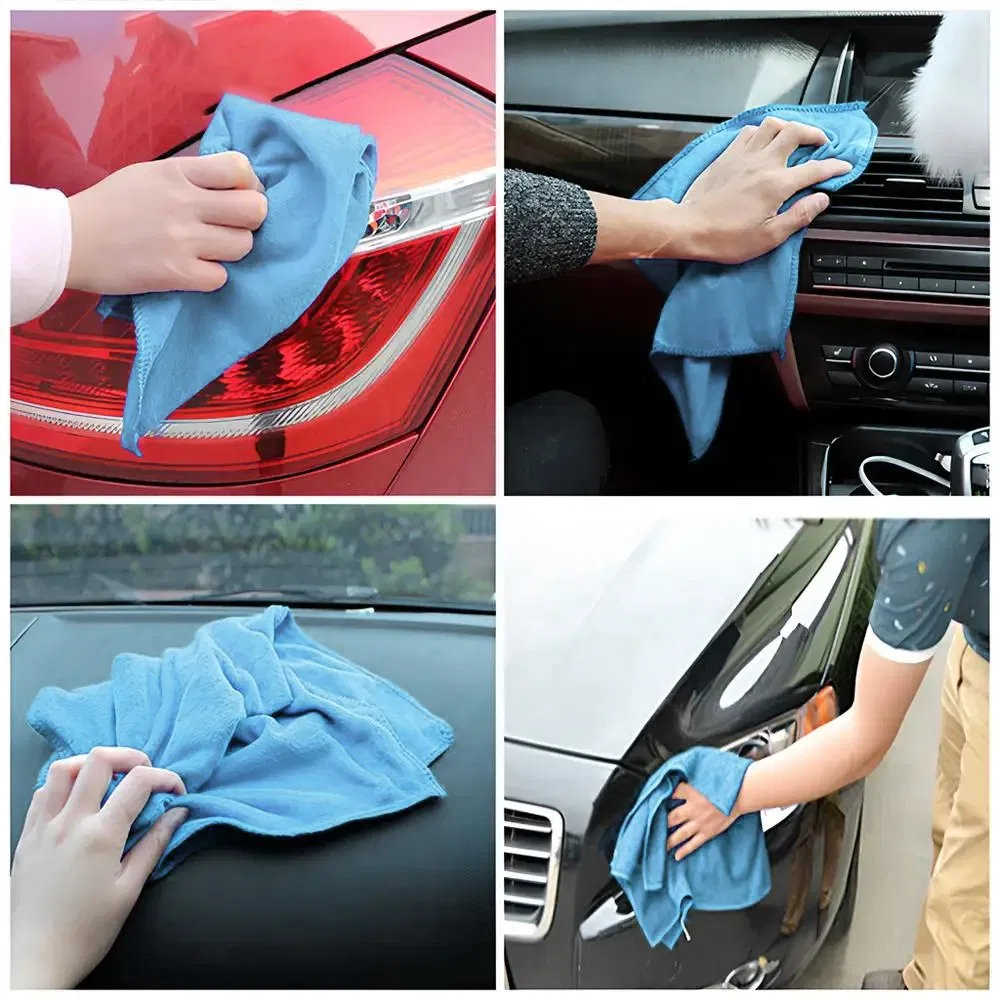 Japan Microfiber Dishcloth Towel 30cm Quick Dry Car Kitchen Microfiber Cleaning Cloth