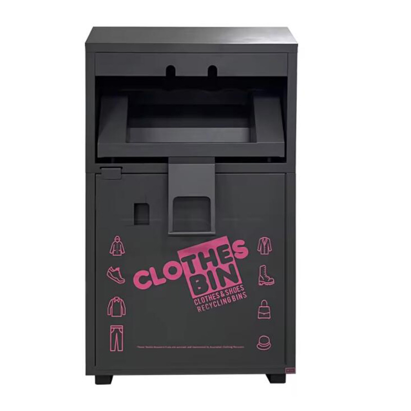 USA Street Used Powder Coated Clothing Recycling Bin