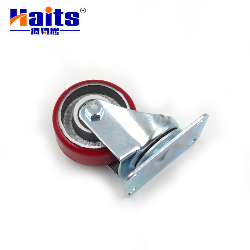Furniture Components Swivel PU Industrial Caster Wheel From China