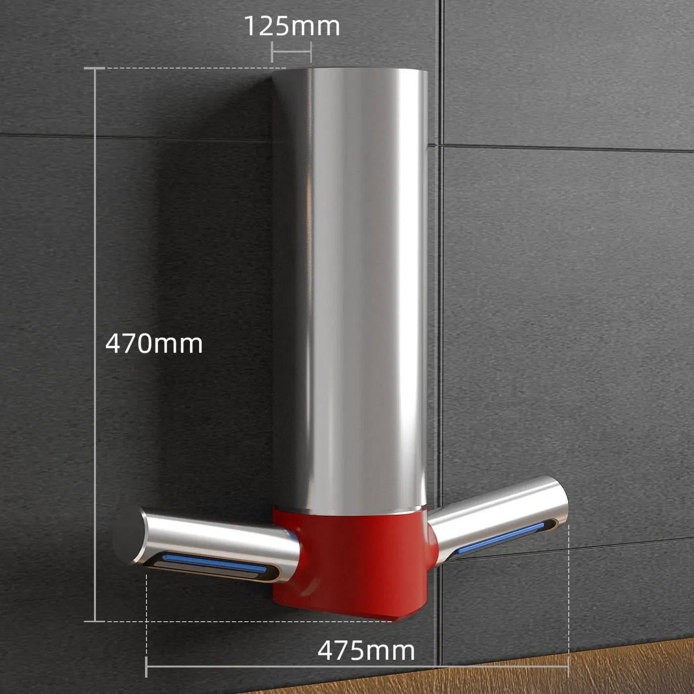 Ultra-Thin Stainless Steel Commercial Hand Dryer, Automatic Sensor Hand Dryer for Modern Bathroom