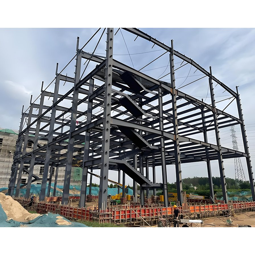New Materials Wholesale at Low Prices Most Popular Hot Selling High Quality Section Steel Structure Frame for Durable for 50 Years Metal Building