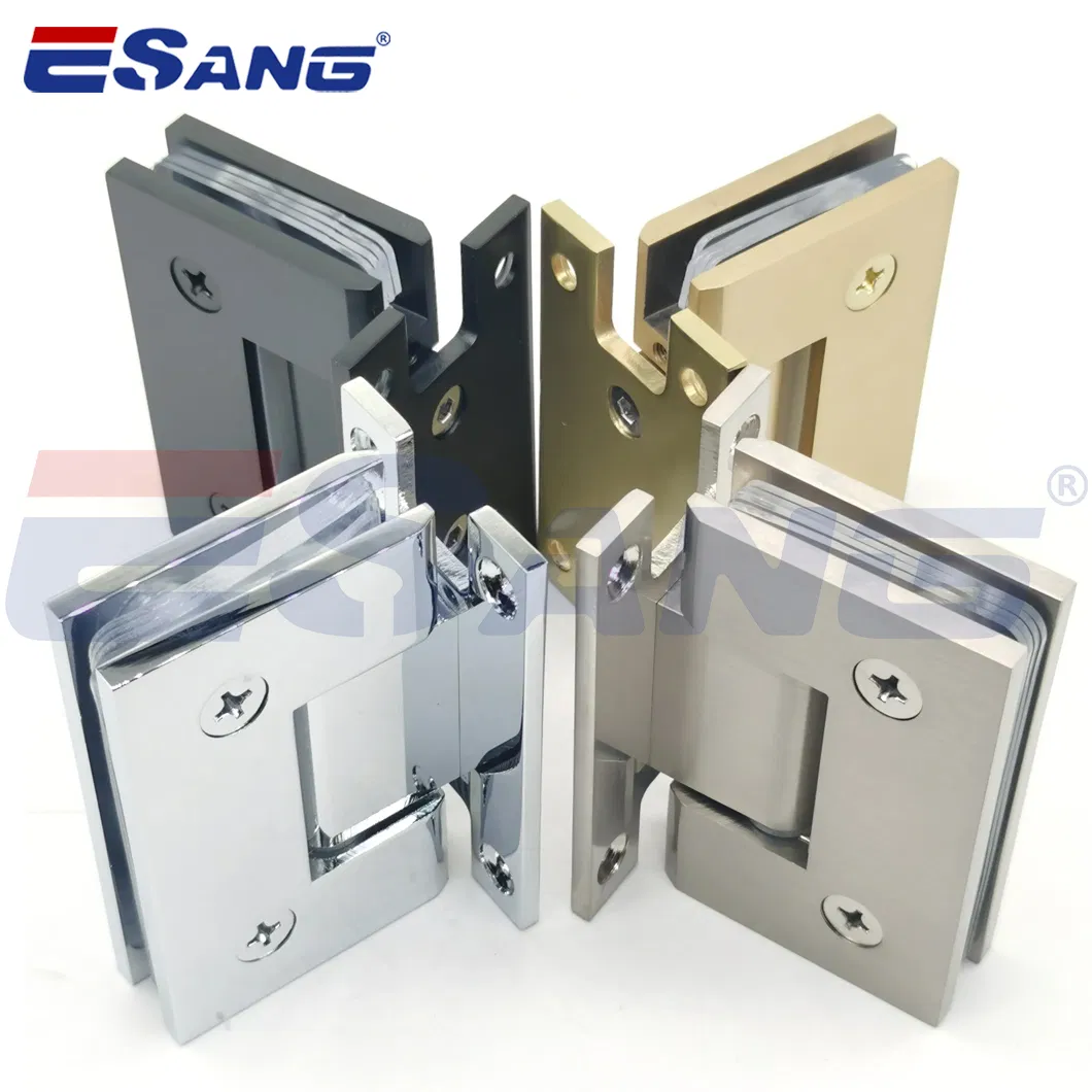 Esang Adjustable Square Connector Shower Door Pivot Hinge Glass Shower Hinge