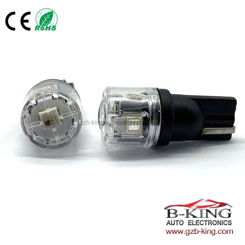 Светодиодная лампа T10 W5w 194 Green для салона авто