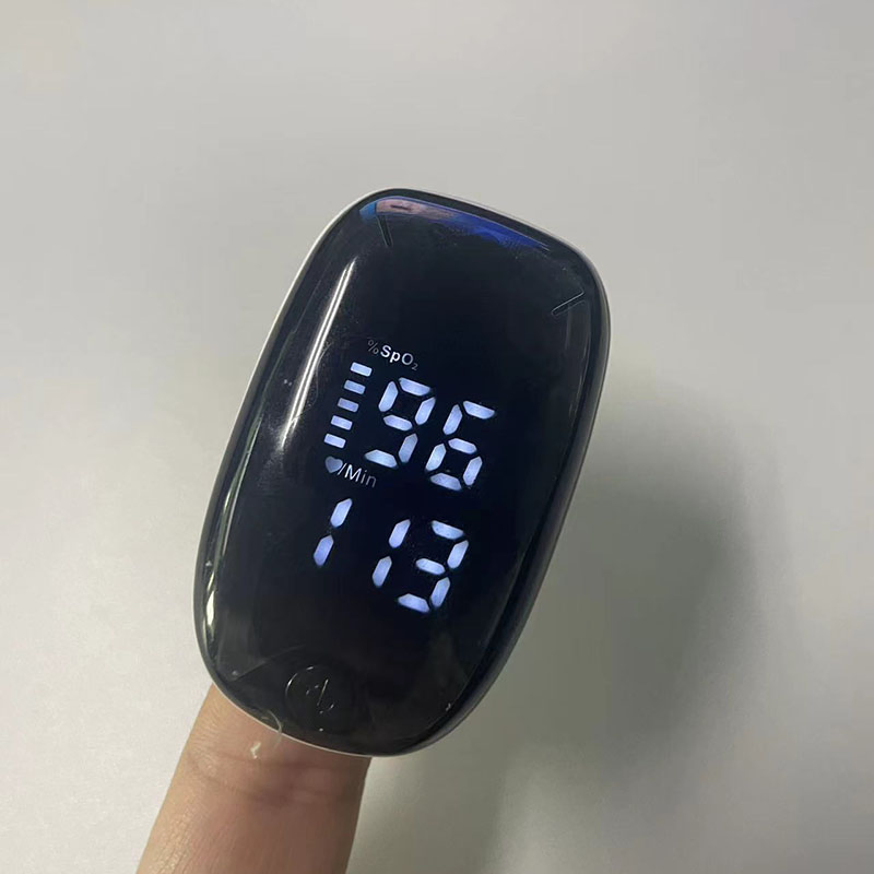 Cross-Border Hot Sale Pulse Detection Finger Heart Rate Fingertip Oximeter