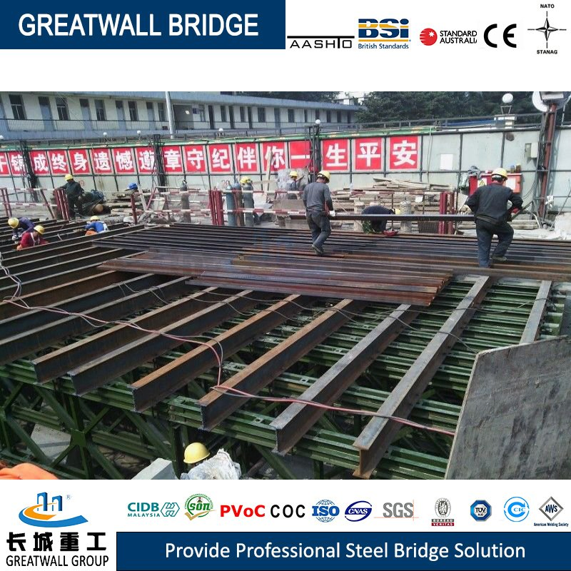 Prefabricated Deck Bridge for Multispans Trestle Bridge and Easy Installing New Material