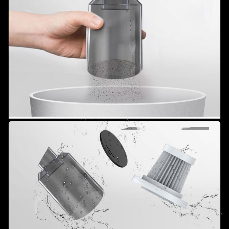 6000PA 120W Cordless Handheld Car USB Charging Vacuum Cleaner for Car Home Office Pet Hair