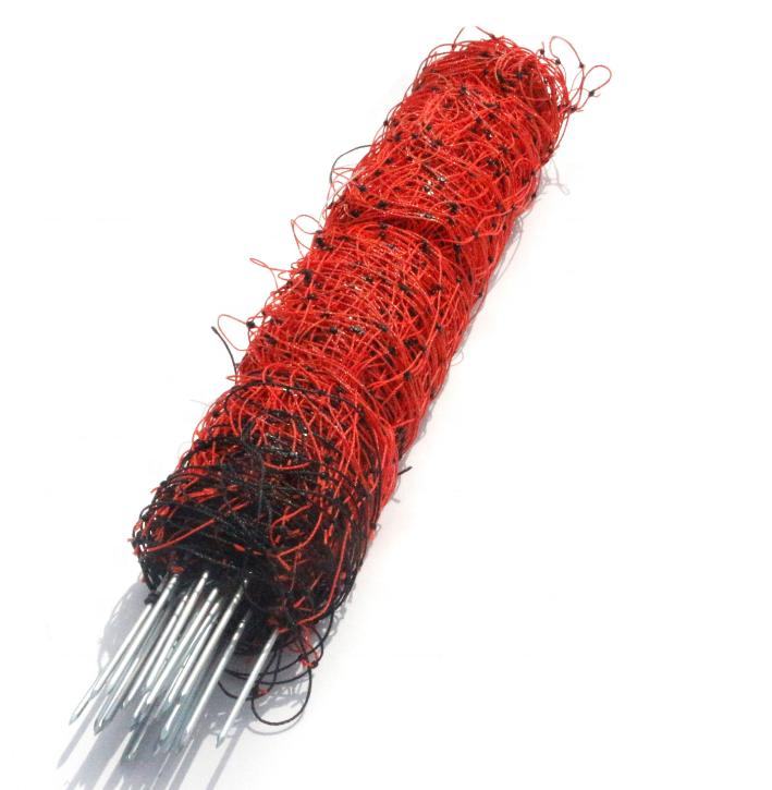 Electric Fence Plastic Poultry Netting for Sheep Netting Chicken Net with 14 Posts