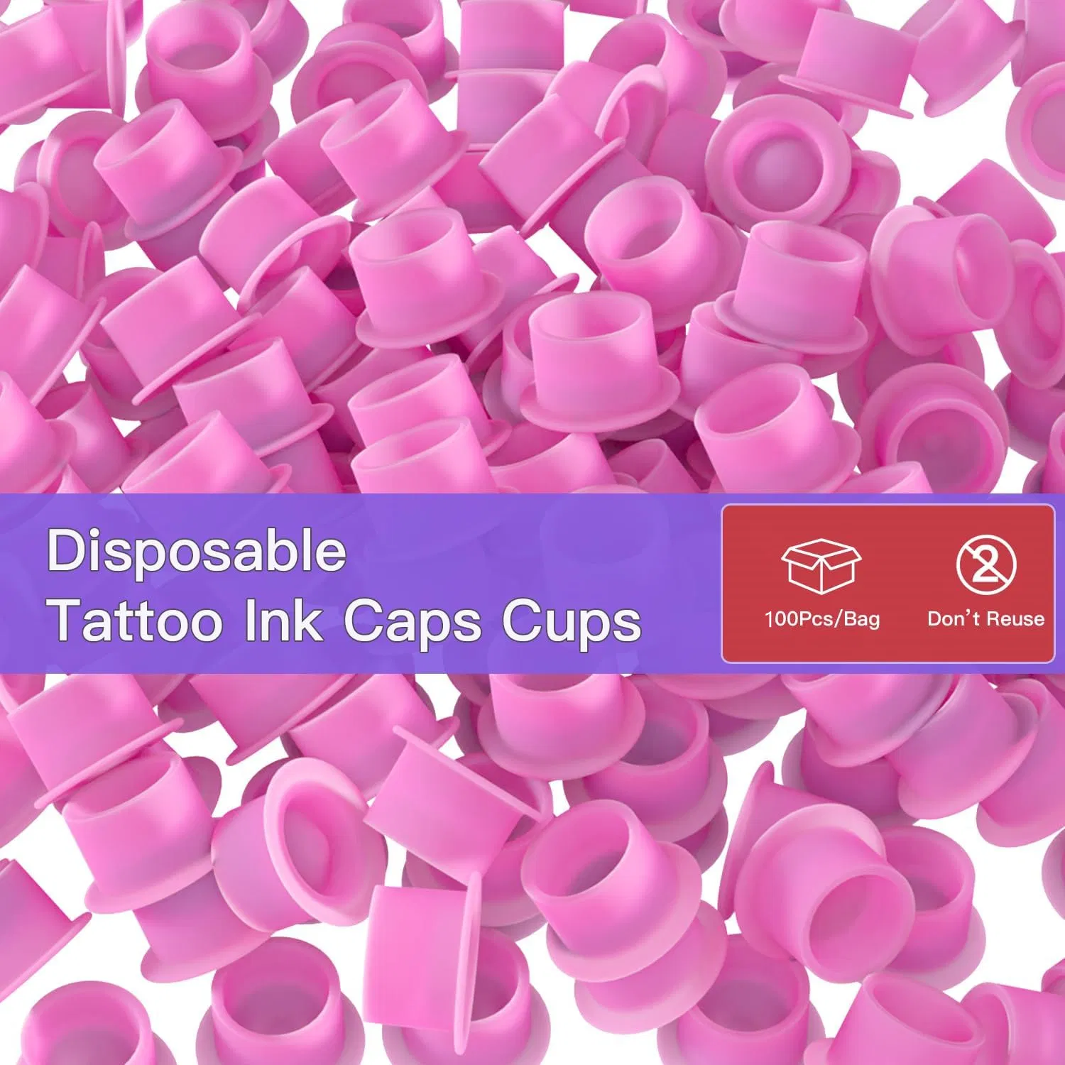 SJ Disposable Pigment Ink Caps Silicone High Quality CE Tattoo Ink Cups OEM Wholesale