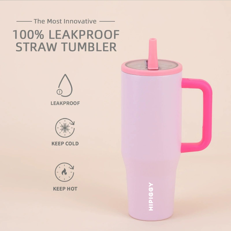 Термокружка дорожная HIPIGGY, 20-40 унций, нержавеющая сталь