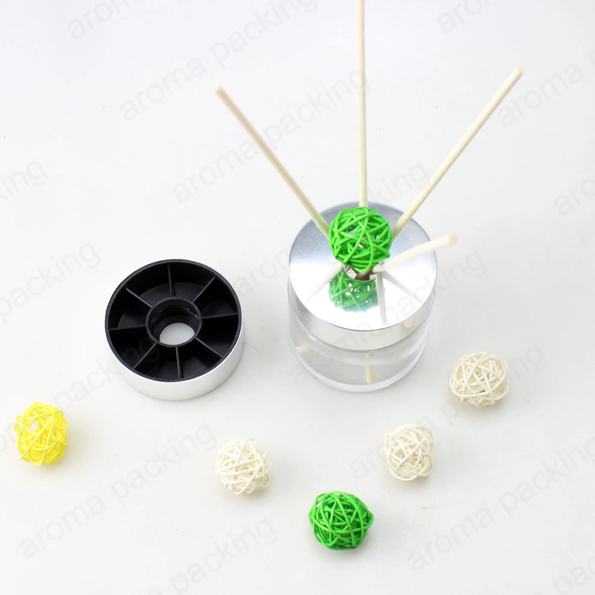Wholesale Empty Home Air Freshener Reed Diffuser Decorative Glass Bottle