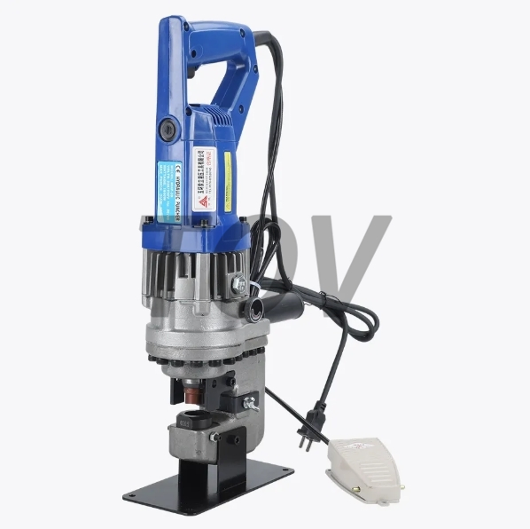 Mhp-20u Portable Electric Hydraulic Punching Tools U Channel Steel Puncher with Reliable Motor 110V/220V Voltage