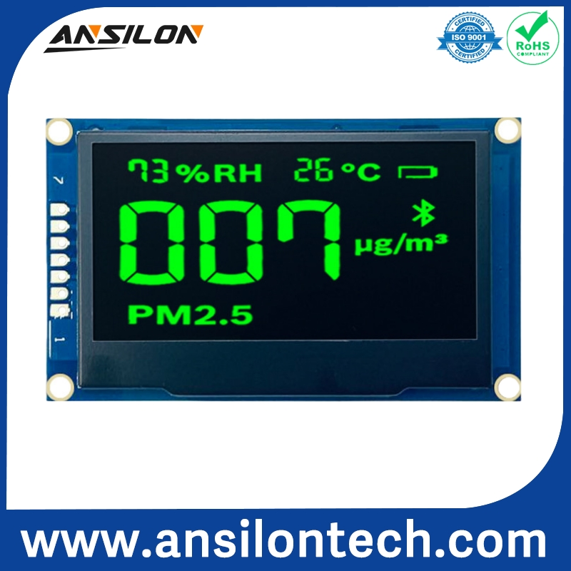 Factory 2.42 Inch 128X64 SSD1309 White Blue Yellow Green OLED Display Module Iic Spi Interface