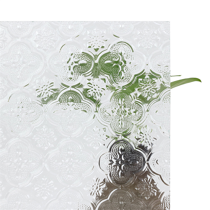 3mm 4mm 5mm 8mm Clear Figured Patterned Glass with Nashiji Karatachi Mistlite Millennium Morgon Flora Optional