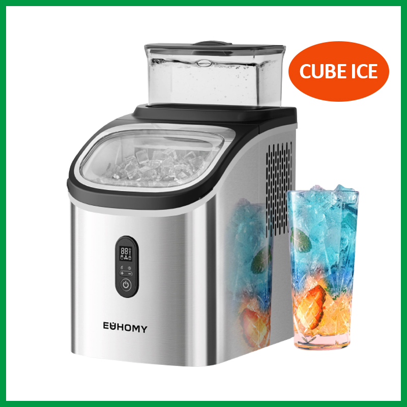 Portable Ice Maker with Touch Control for User-Friendly Operation
