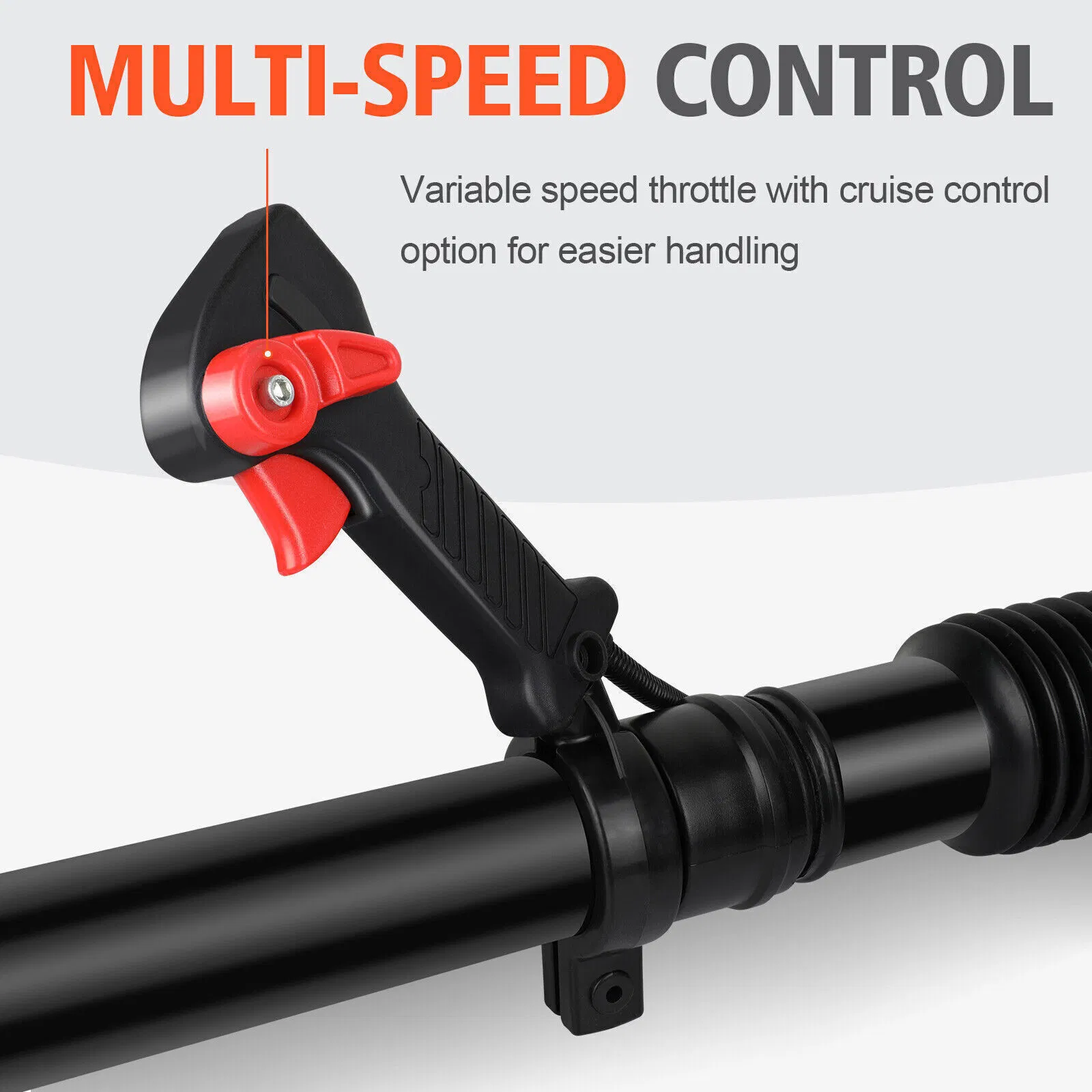 43cc Garden Yard Petrol Leaf Blower Powerful 2 Stroke Air Cooled Engine