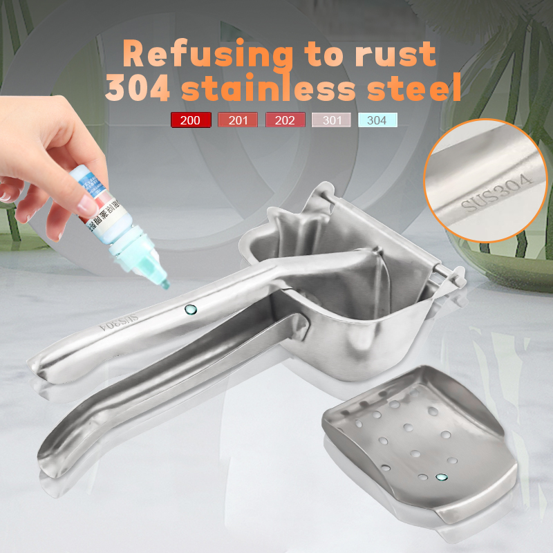 Daosheng Wholesales Manual Stainless Steel 304 Citrus Orange Juice Extractor Lime Lemon Hand Press Squeezer Juicer