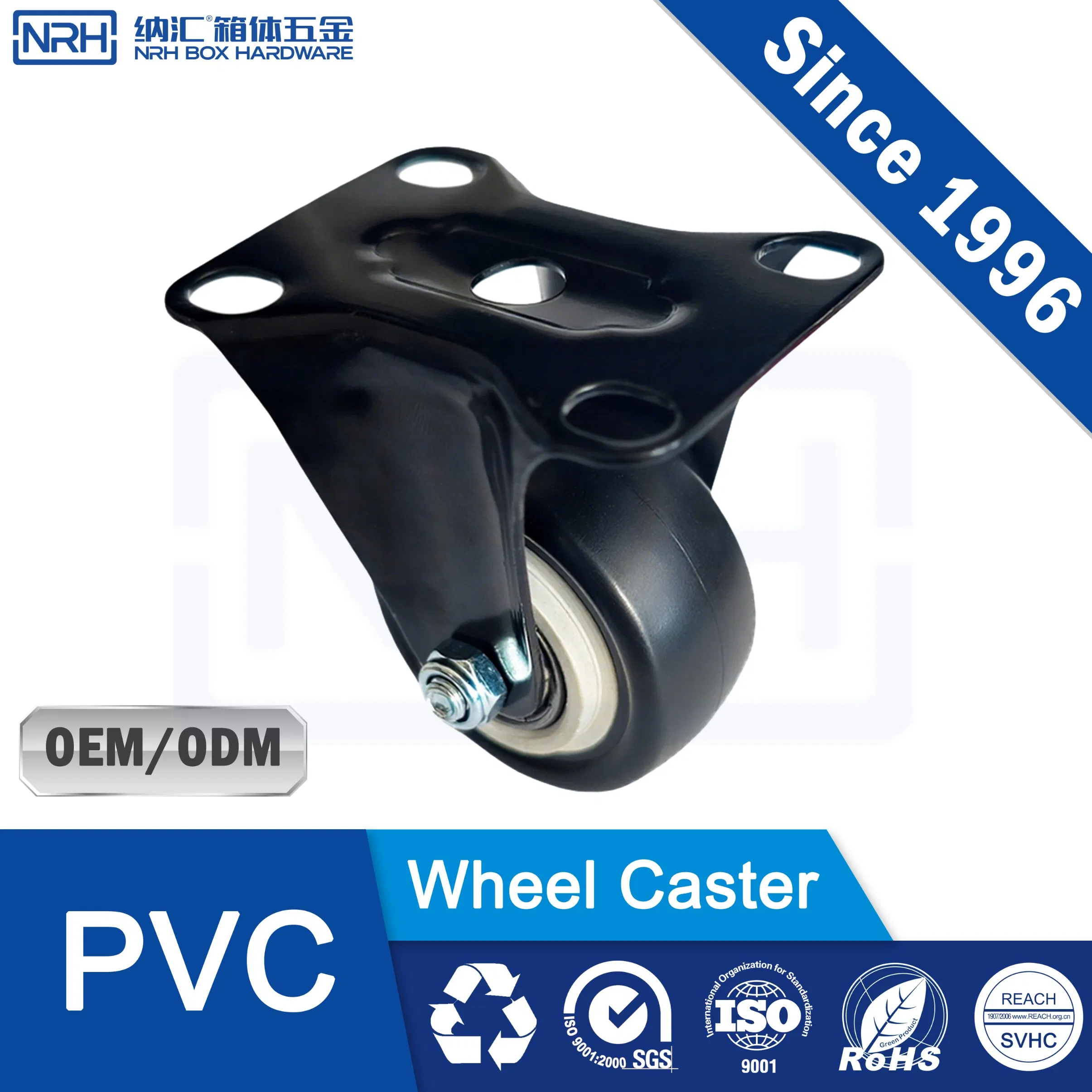 Nrh 9201 Plate Targeted Caster for DIY Projects Universal Mounting SGS Standard