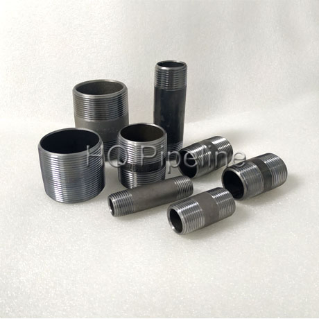 Carbon Steel Galvanized Male NPT Threaded Seamless Long Barrel Pipe Nipple
