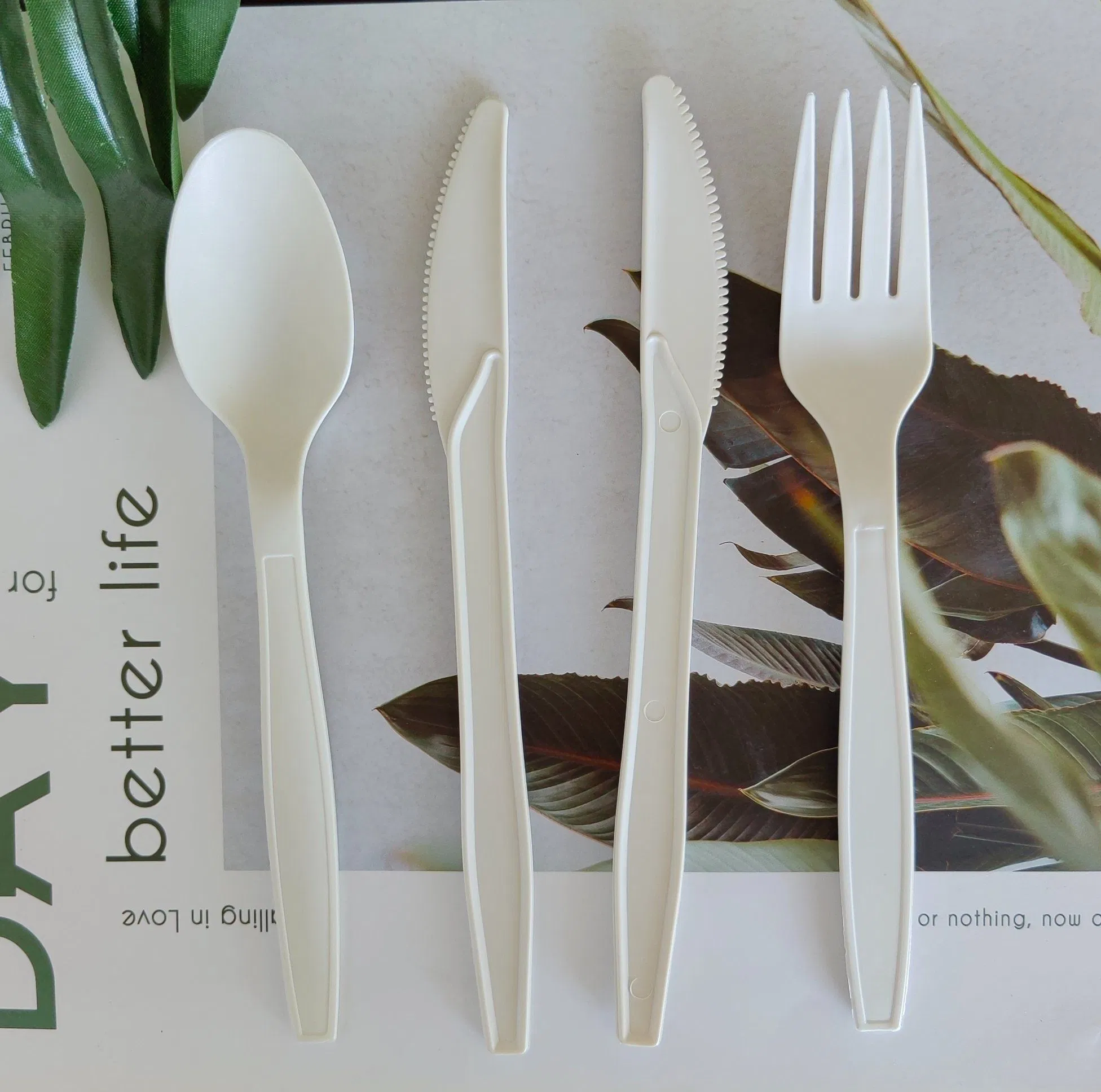 Disposable Knives Heavy Duty Fork Spoon Utensil Packs for Parties Sustainable Travel Options