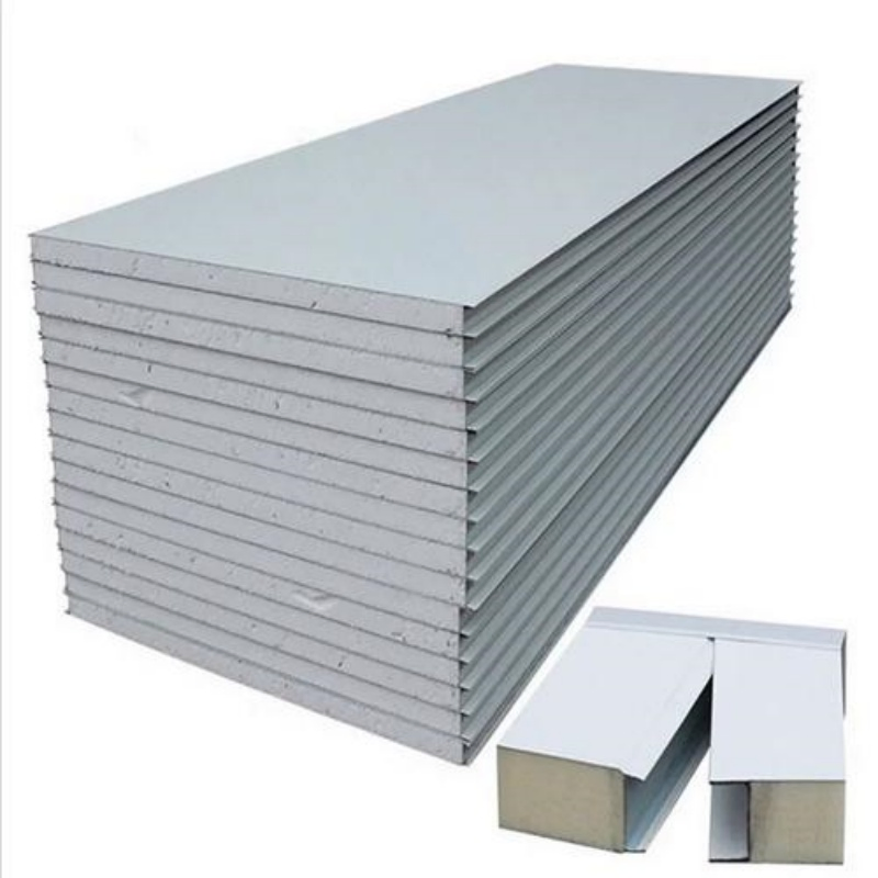 EPS Wall and Roof Material Sandwich Panel, Polystyrene Insulation Composite Sandwich Panel for Office/House/Home/Villa/Steel Structure/Construction