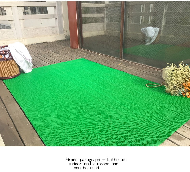 China Factory Sale 100% Waterproof PVC S or Z Mesh Bath Drainage Mat in Rolls for Wet Area