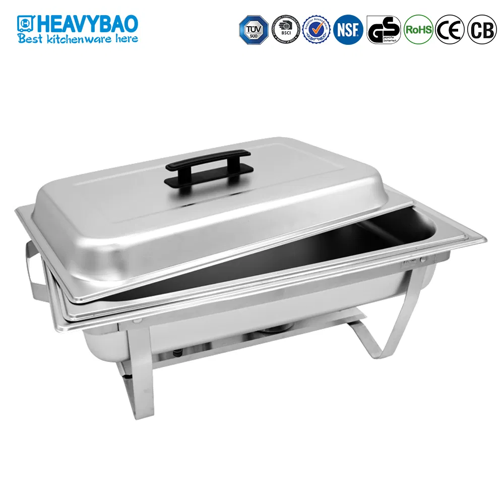 Heavybao Stainless Steel Food Warmer Dish/Buffet Chafing Warming Dish/Restaurant Chafing Dish