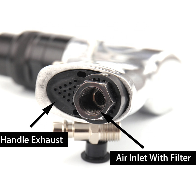 Пневматическая отвертка пистолетная, реверсивная, 1500 об/мин