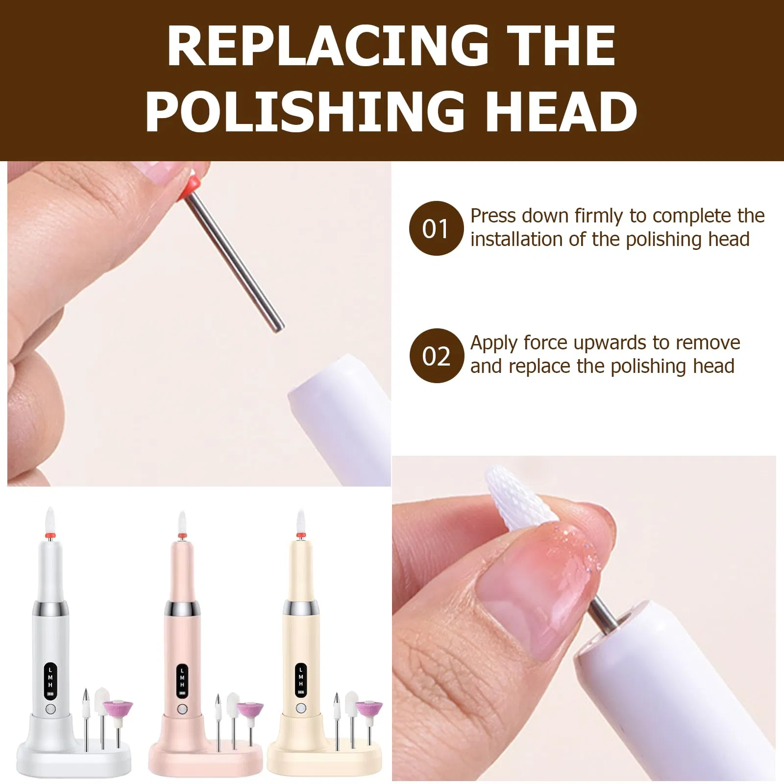 Маникюрная машинка K16 Portable Electric Nail Drill