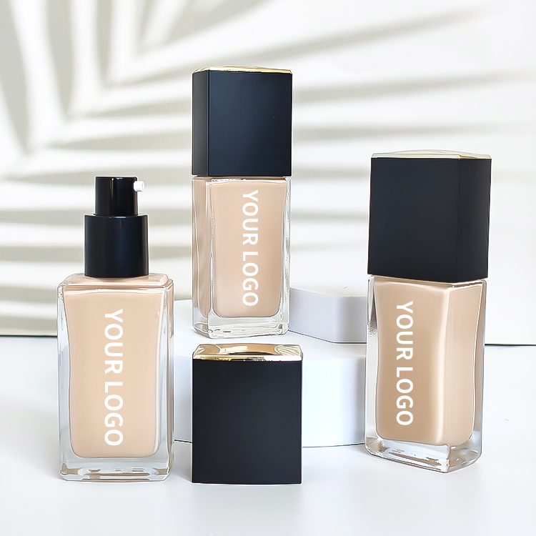 Customizable Private Label Matte Full Cover Makeup Long-Lasting Waterproof Foundation Oil-Control Feature for All Skin Tone