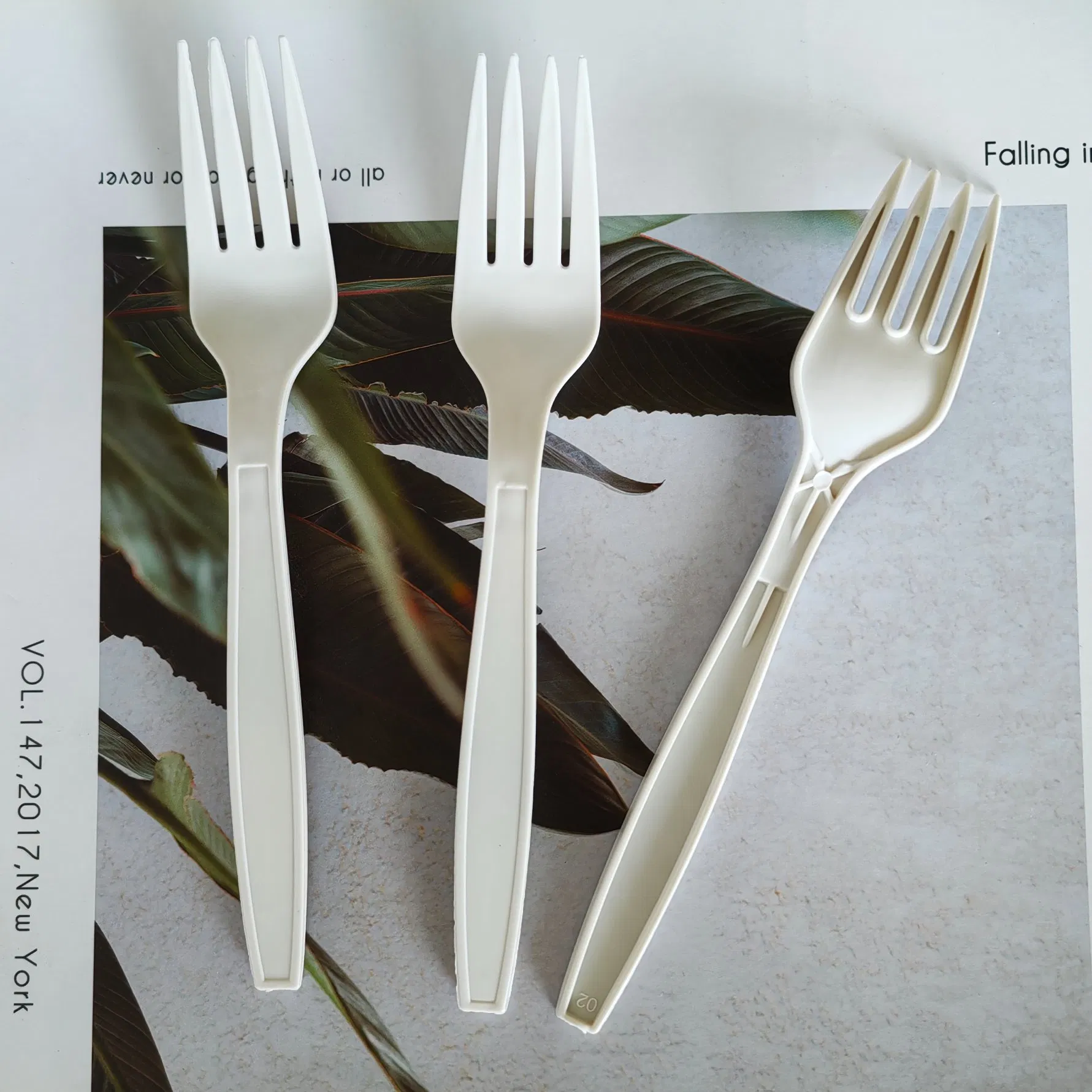 Best - Selling Eco Friendly Cutlery Set Disposable Biodegradable Tableware Psm Spoon Knife Fork