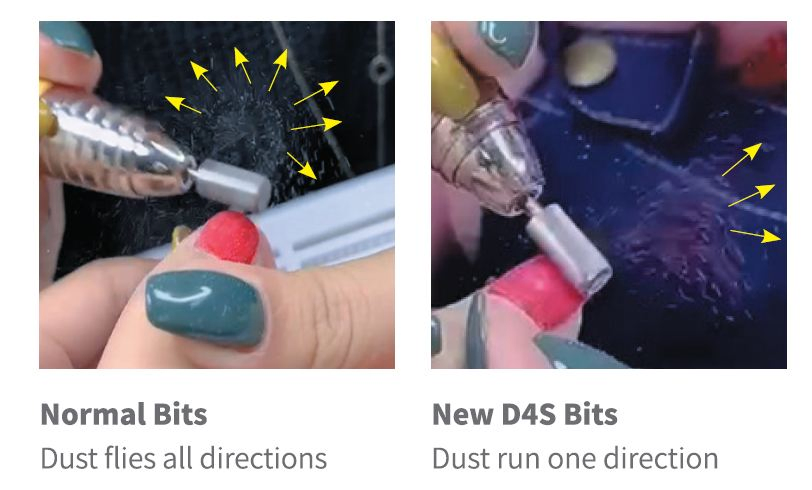 Dust Proof Taper Barrel Tungsten Carbide Nail Drill Bit