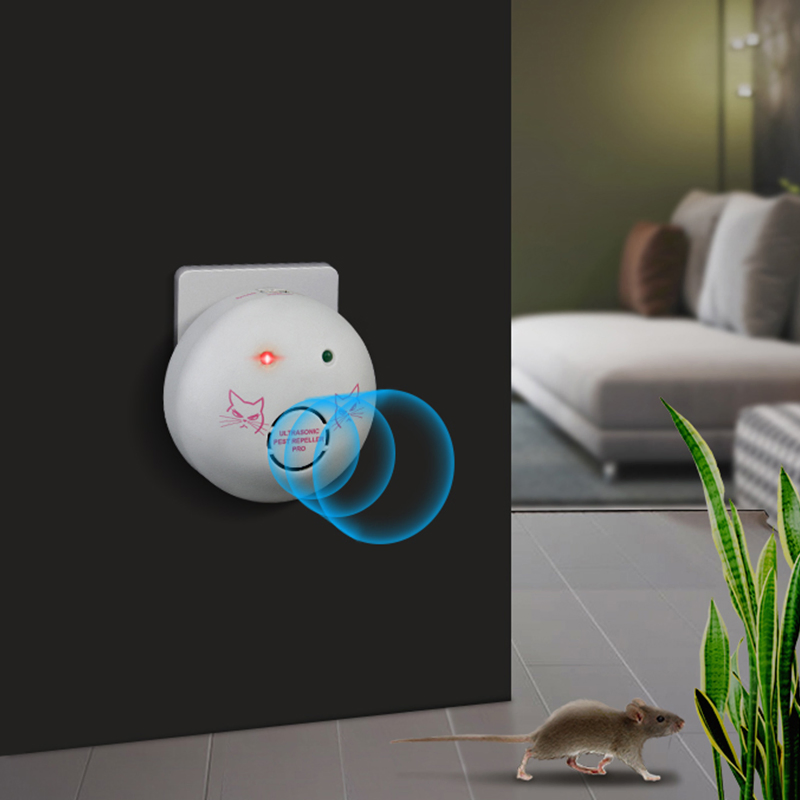 Humane Rat Repeller EU Electronic Home Use Ultrasonic Rodent Mouse Mice Repeller
