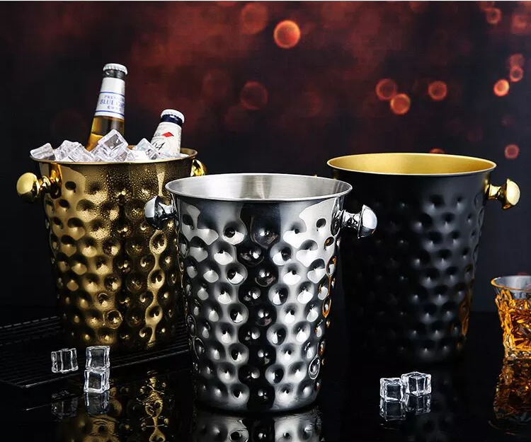 China Made Hotel House Party Stainless Steel High Quality Ice Bucket