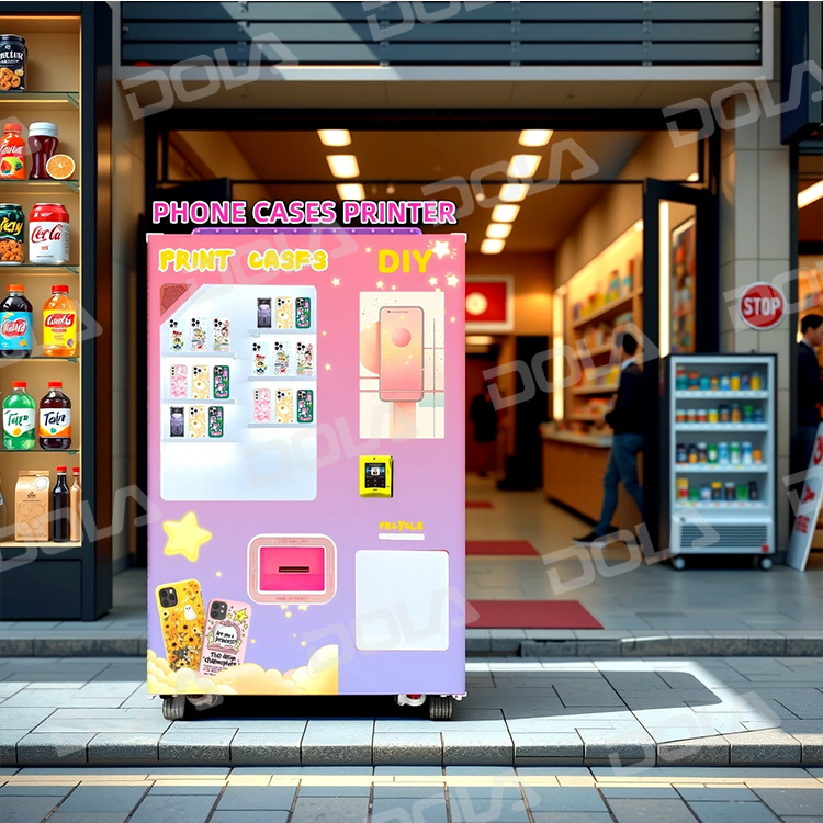 Dola Interactive Dly Phone Case Vending Machine Perfect for High-Traffic Areas