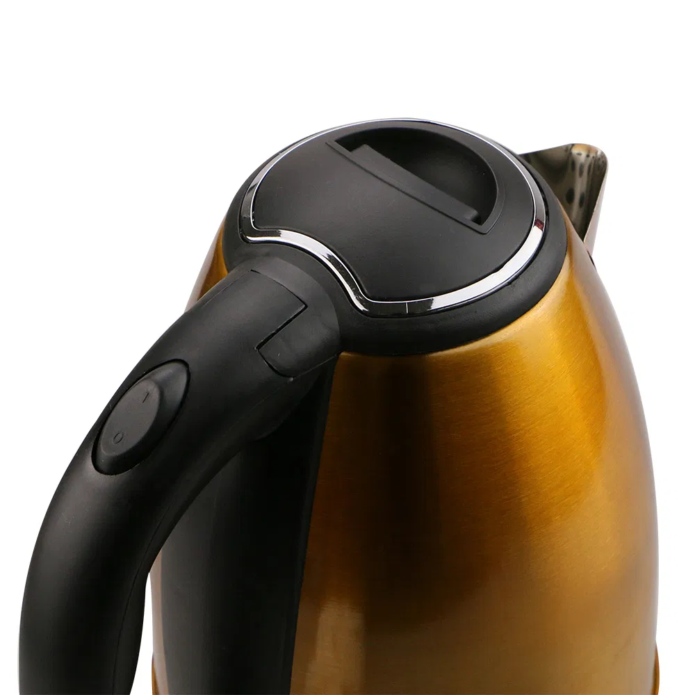 1.8L Golden Stainless Steel Kitchenware Electric Kettle