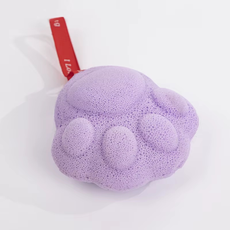New High-End Cat Claw Bath Ball Soft Honeycomb Bath Flower Non-Scattering Non-Rubbing for Children Babies Furniture Foam