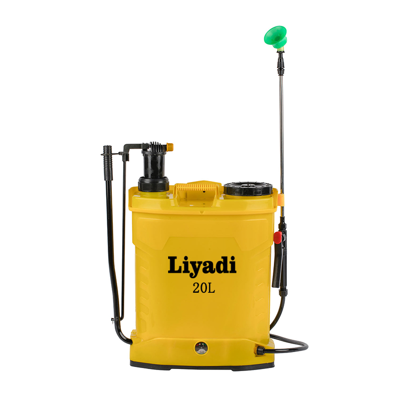 16L Agricultural Plastic PP PE Farm Hand Battery Manual Electric Trigger Knapsack Backpack 2 in 1 High Pressure Power Pump Garden Portable Sprayer